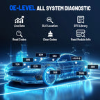 TOPDON AD600PRO OBD2 Scanner Professional Car Diagnostic Tool Full System Code Reader 9 Reset Service Oil/SAS/ABS Lifetime Free CM World