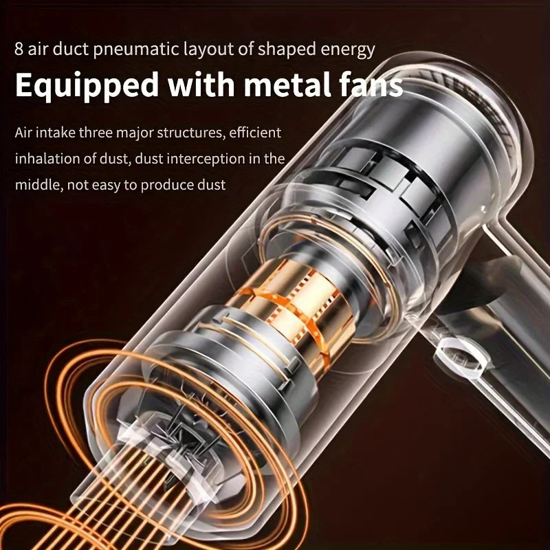 690000Pa Wireless Car Vacuum 2 Hours Quick Charge Wet Dry Dual-use Cleaner Cordless Handheld High-power Vacuum Cleaner 2026 Car Mobile World