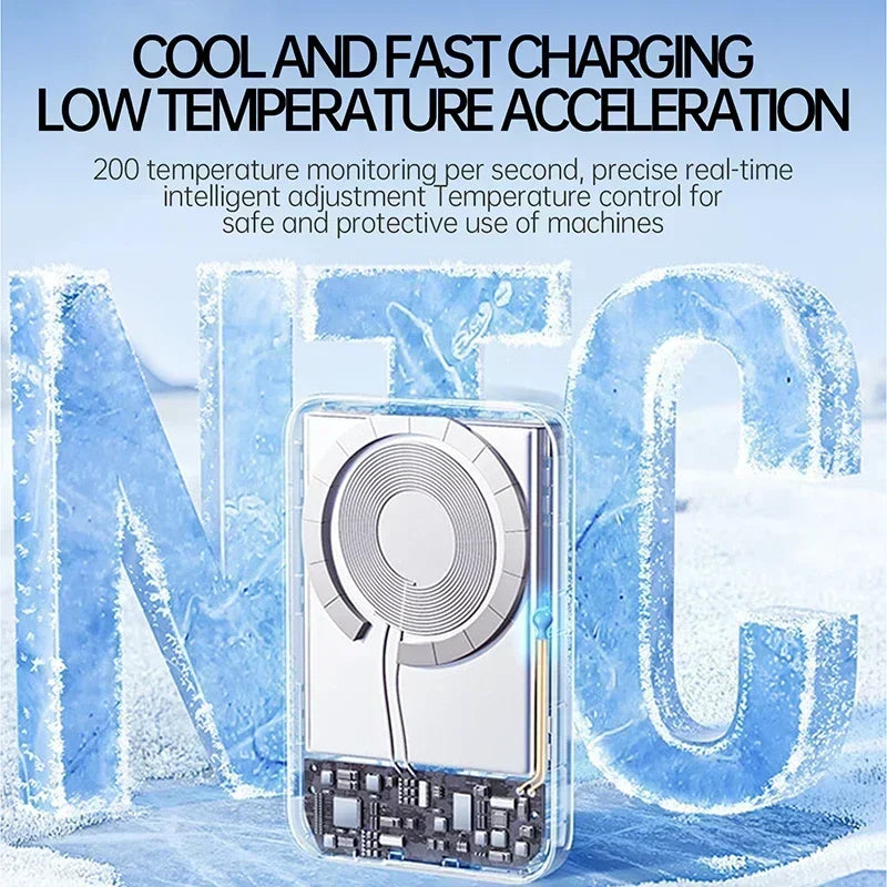 Lenovo Large Capacity Magnetic Power Bank  20W Wireless Fast Portable Charger for Magsafe Powerbank for iPhone Samsung 2026 New Car Mobile World