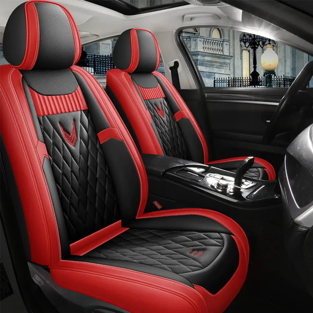Leather Car Seat Covers for Renault Megane 2 3 Fluence Scenic Clio Captur Kadjar Logan 2 Duster Arkana Kangoo for Vehicle Parts Car Mobile World