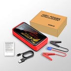 2026 New Smart Jump Starter 12V Car Battery Booster, Portable Power Bank with LED Light & Quick Charge Function