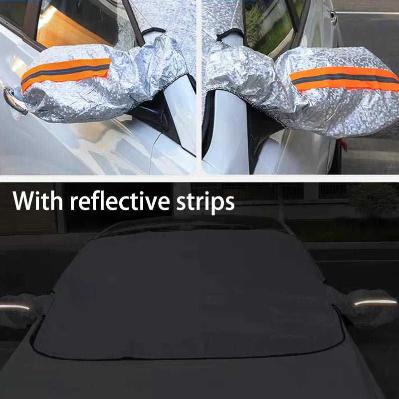 1Pc Car Windshield Snow Anti-UV Shield for Winter Car Cover Front Window Anti Ice Frost Outdoor Protection Car Cover CM World