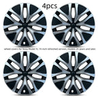 4pcs 19" Wheel Hub Caps  for Model YL 2025 2026 Refresh Version Exterior Upgrade Rim Protectors Car Parts Replacement Styling