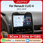 JIUYIN Android 15 Wireless CarPlay Auto Car Radio For Renault Clio 4 ZOE 2012-2019 Intelligent Systems DSP SWC RDS GPS FM BT CM World