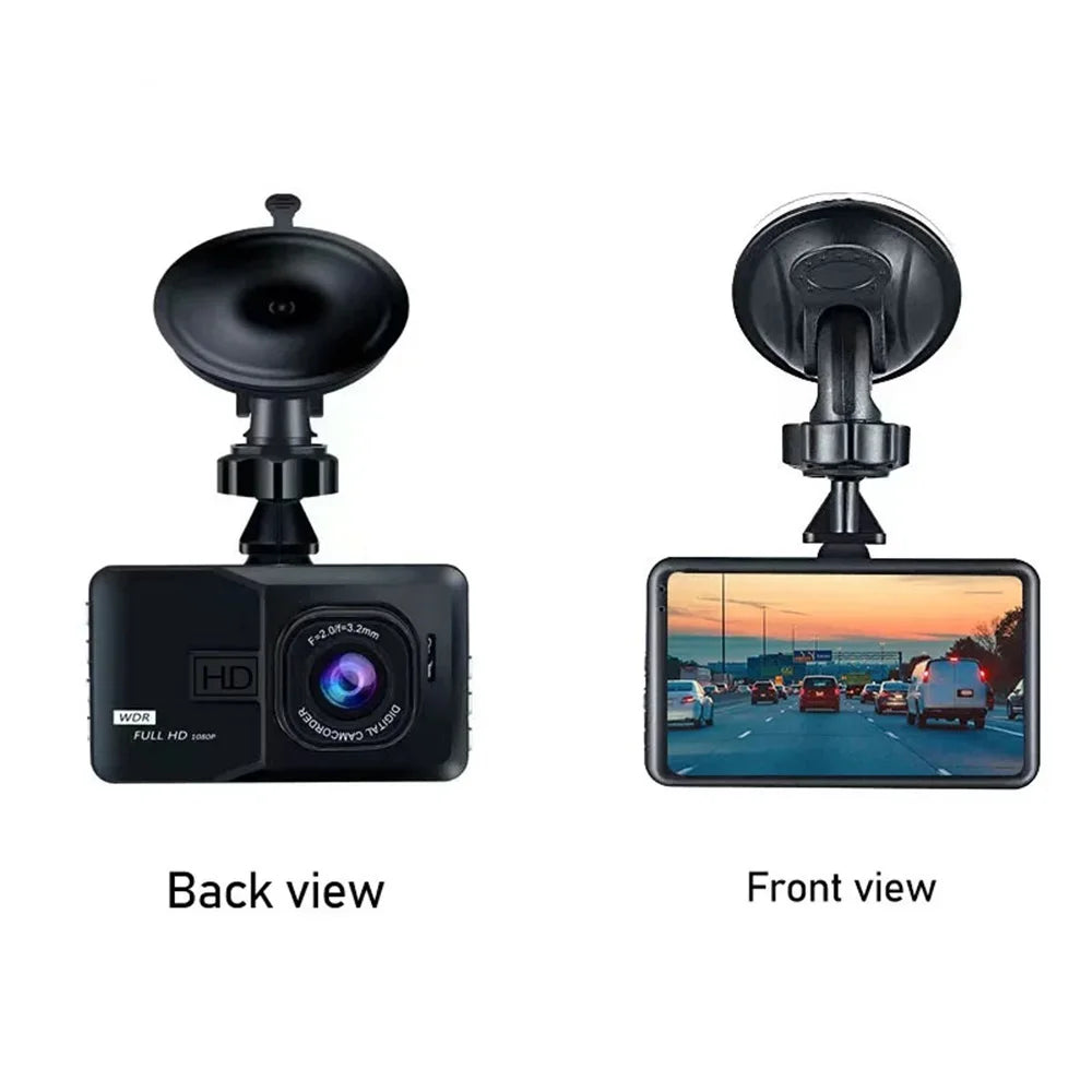 XUSHIDZ NEW 1080P HD Dash Camera Loop Recording Car Vehicle DVR Video Recorder Dashcam Night Vision 24h Parking Monitor G-sensor Car Mobile World