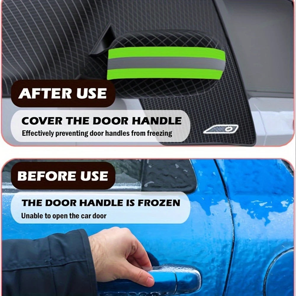 Snow Cover for Car Windshield Oxford Cloth Thickened Antifreeze Sunshade Heat And Snow Protection Auto Sun Visor Car Accessories Car Mobile World