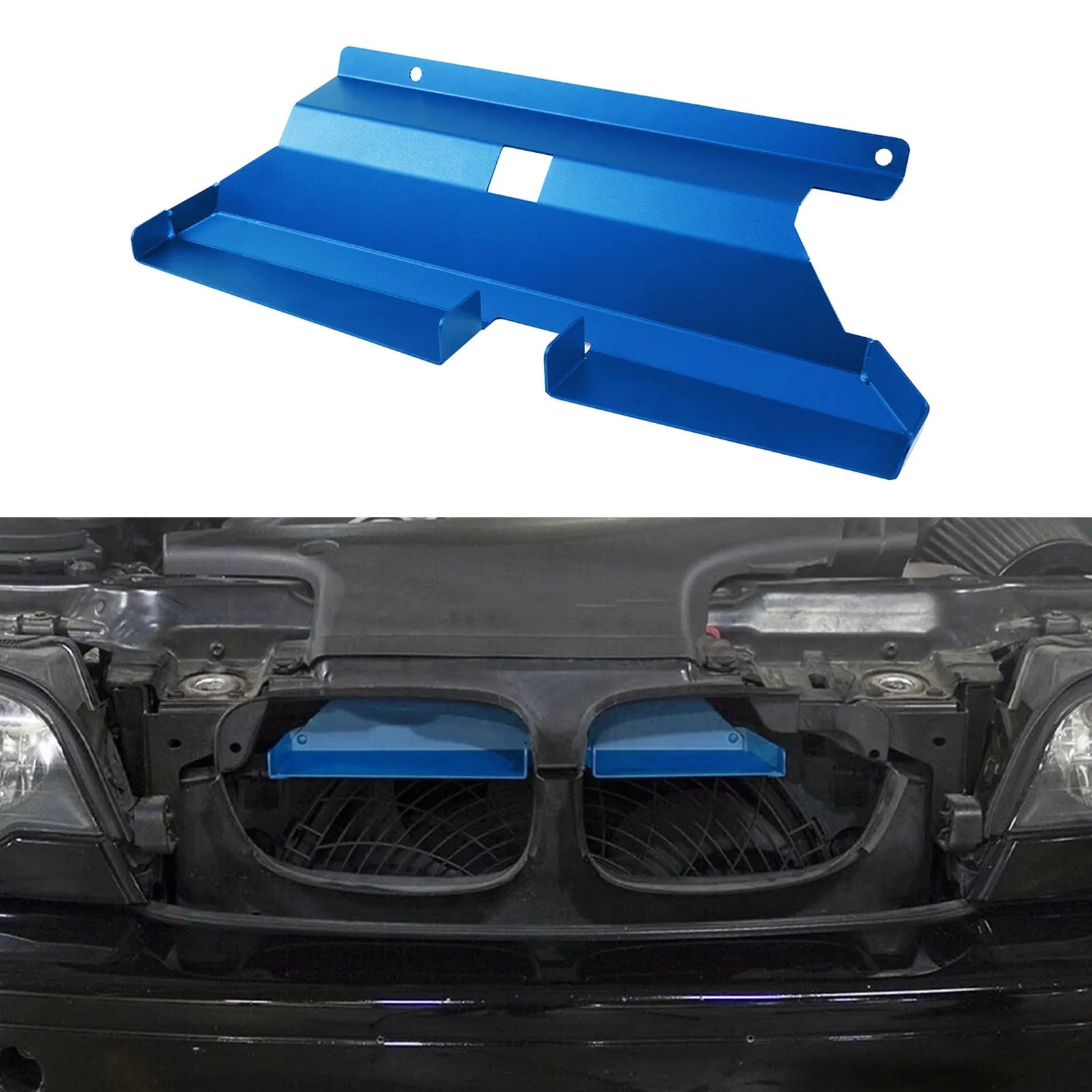 BEVINSEE Air Intake Scoop for BMW E46 320i 320ci 323i 323ci 325i 325ci 325xi 325ti 328i 328ci 330i 330ci 330xi M52TU M54 Engine CM World