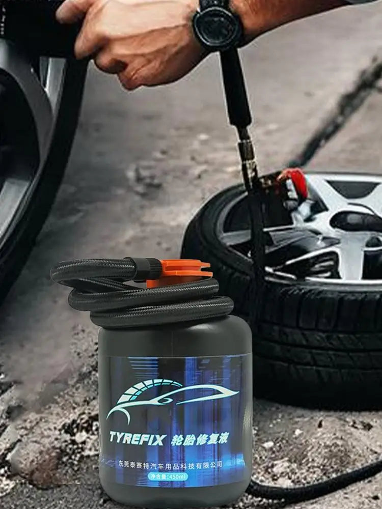 450ml Car Tire Repair Fluid Puncture Repair Sealant Automatic Tire Repair Fluid Grade Tire Repair Sealant Quick Inflator Tools