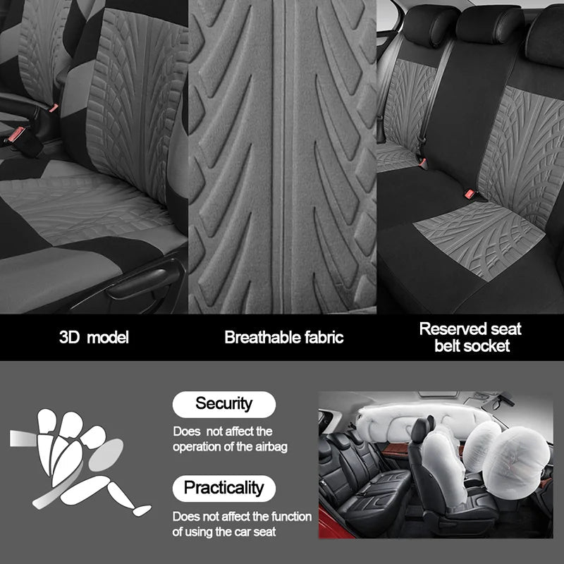 Universal Car/Motors Seat Cover Automotive Interior Supplies (Available in both front and full seat covers) Car Mobile World