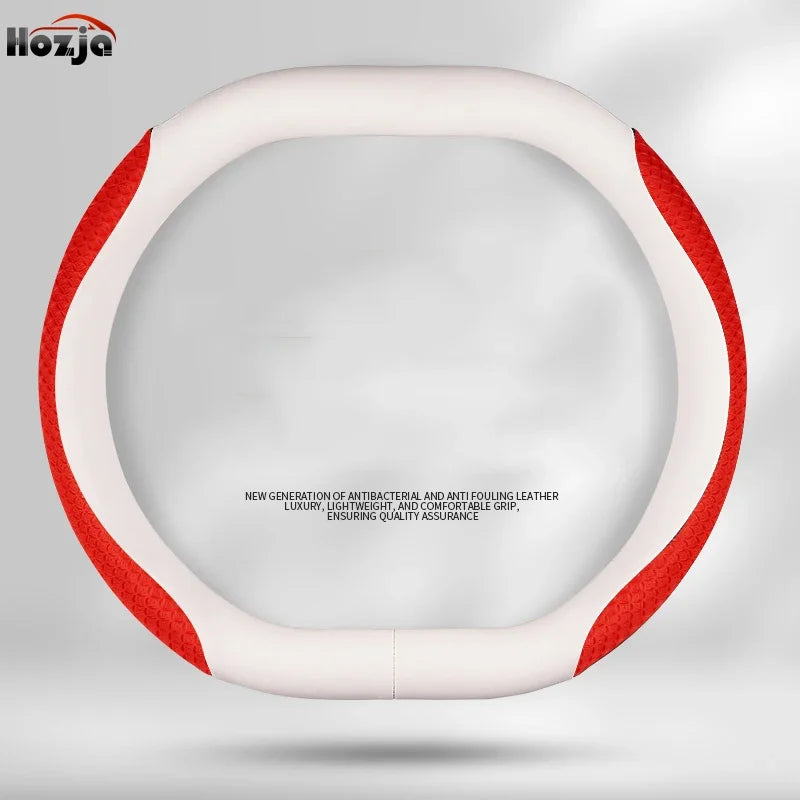 11colors D-shaped Car Steering Wheel Cover for Lincoln Nautilus 2023 2024 2025 2026 Auto Interior Protection Accessories