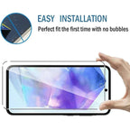 5Pcs Screen Protector for Samsung A55 A15 A54 A34 A13 A14 A53 A52 A12 A33 A52S A32 A35 A71 A72 A51 A22 S10E S20FE Tempered Glass Car Mobile World