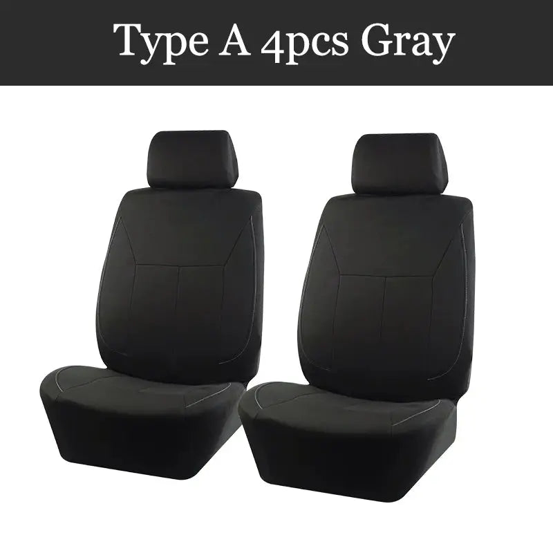 AUTOKING 4pcs/9pcs  Universal Polyester Car Seat Cover Set Car Accessories Interior Fit For Most Car, Truck, SUV, or Van CM World