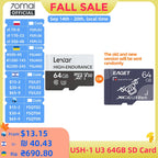 HIGH-ENDURANCE Micro SD 32GB 64GB 128GB TF Card USH-3 for 70mai 4K Dash Cam A810 A800SE A800S A510 A500S M310 S500 EAGET Card