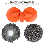 1X Car Cleaning Wash Multipurpose Kit Microfiber Brush Mop Sponge Wipe Auto Home Tools Universal Clean Accessories Yellow Gray