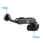 Untoom Aluminum Alloy Car Phone Holder Extension Arm Adjustable 17mm Ball Joint Extension Rod for Car Phone Bracket Accessories