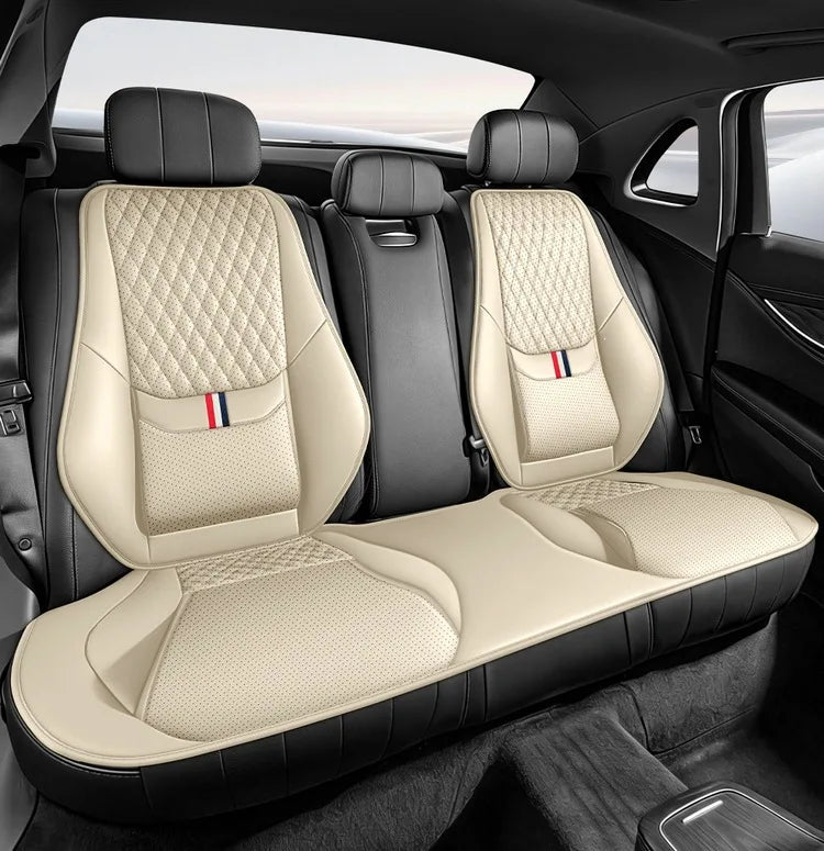 Universal Ergonomic Car Seat Cover Built-in 6cm Lumbar Support and Leg Bolster Breathable SUV Sedan Cushion Car Seat Protection