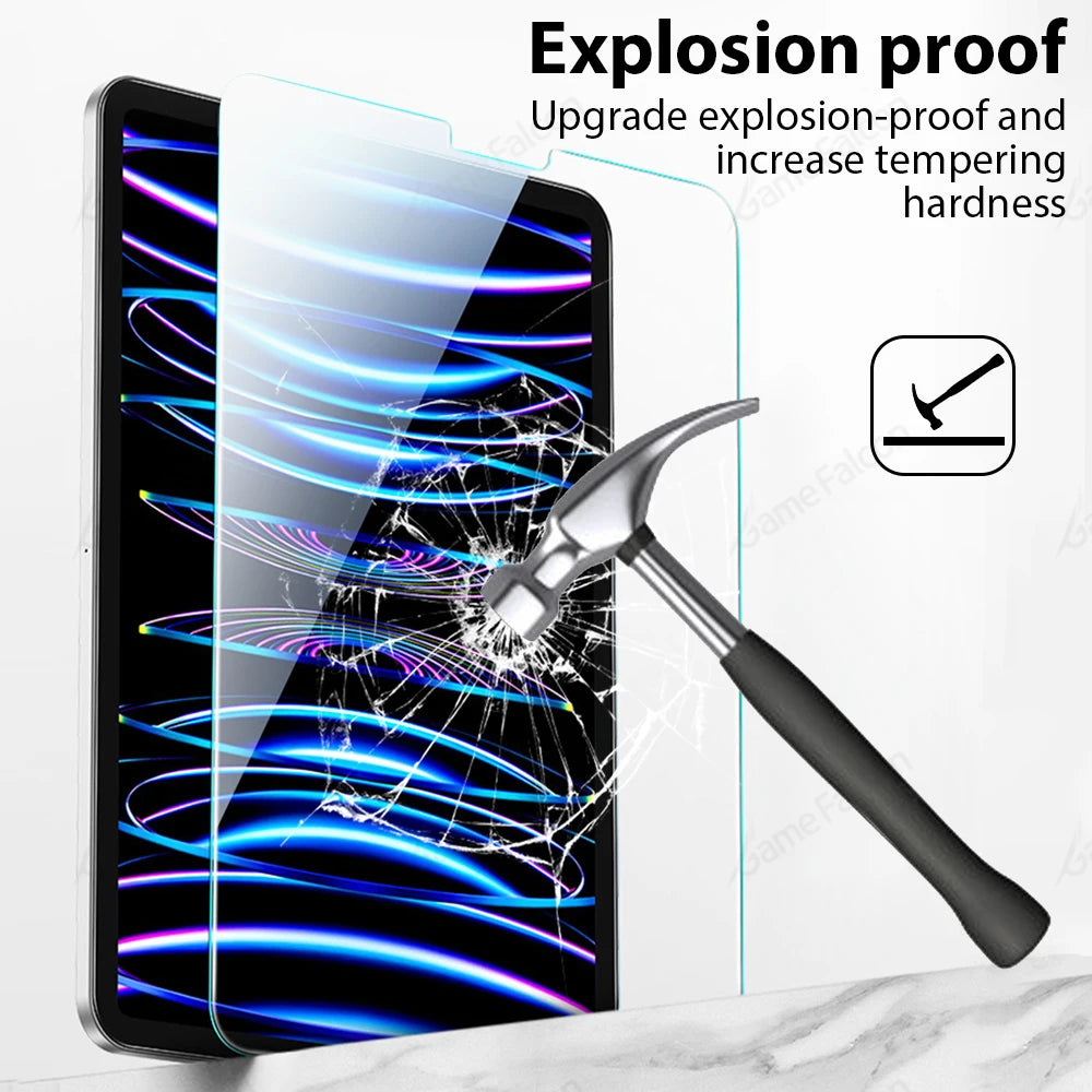 Tempered Glass For Ipad Pro 13 M5 M4 2025 12.9 Air 11 5 4 3 2 M3 M2 Screen Protector A16 10 9 9th 10th Generacion Mini 7 6 Film Car Mobile World