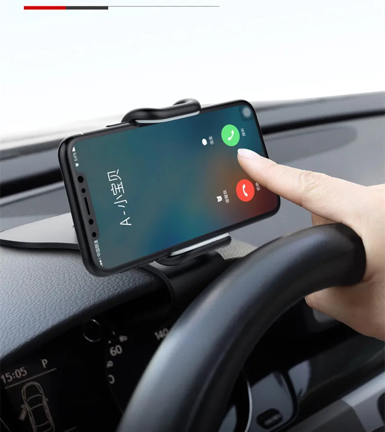 Multi-Functional Universal Car Mobile Phone Holder Easy Clip Mount Stand Panel Dashboard GPS Navigation Bracket Holder For Phone CM World