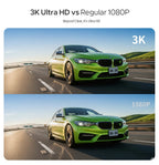 KAWA Dash cam Video Recorder D6 3K Car Camera, Car DVR Voice Control Dash AUTO Camera,Night Vision Dashcam 2025 New Car Mobile World