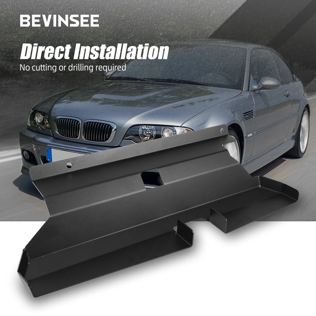 BEVINSEE Air Intake Scoop for BMW E46 320i 320ci 323i 323ci 325i 325ci 325xi 325ti 328i 328ci 330i 330ci 330xi M52TU M54 Engine CM World