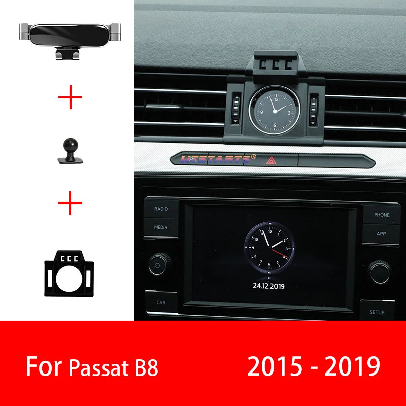 Car Phone Holder Mobile Mount Stand For Volkswagen Passat B7 B8 B9 2011-2023 Adjustable GPS Special Navigation Bracket CM World