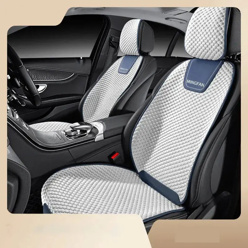 2023 NEW Real Silk Car Seat Cover Front Seat Protector Universal Summer Anti Dirty Non Slip Cushion Auto Interior Accessories Car Mobile World