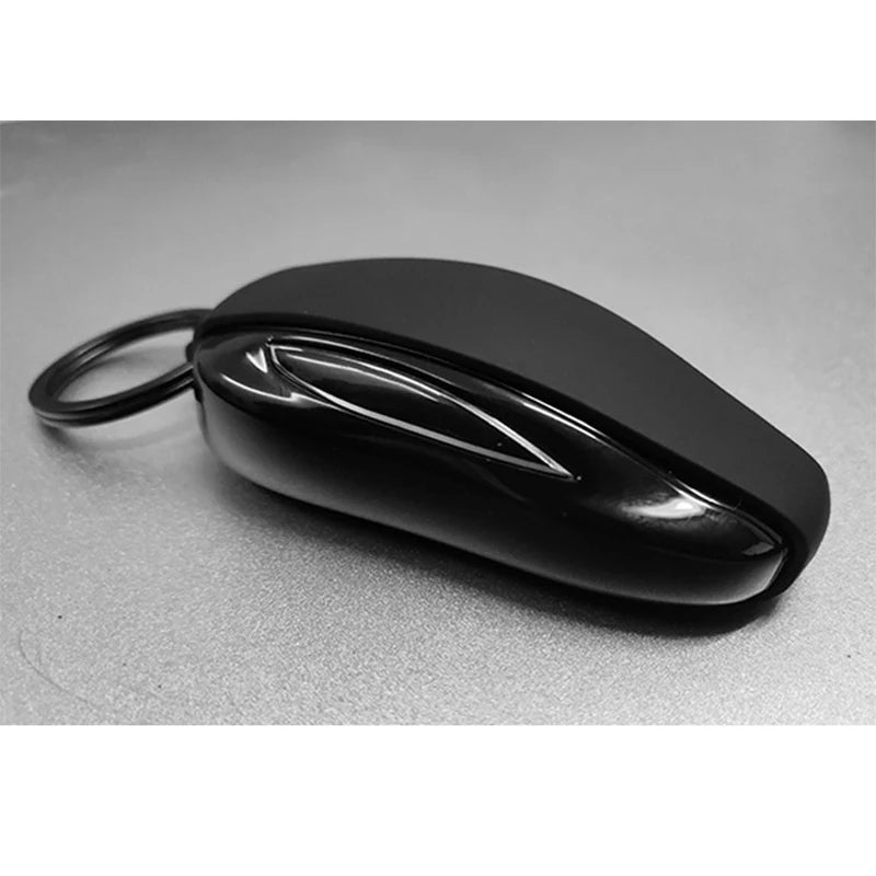 Key Fob Case Silicone Band For Tesla Model 3/Y/S/X Accessories Key Fob Holder with Metal keychain
