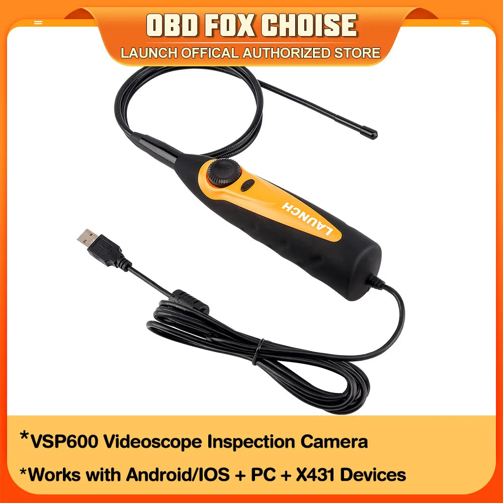 Launch VSP-600 Inspection Camera Videoscope 5.5MM VSP600 Borescope For Viewing&Capturing Video&Images of Hard-to-reach for x431 CM World