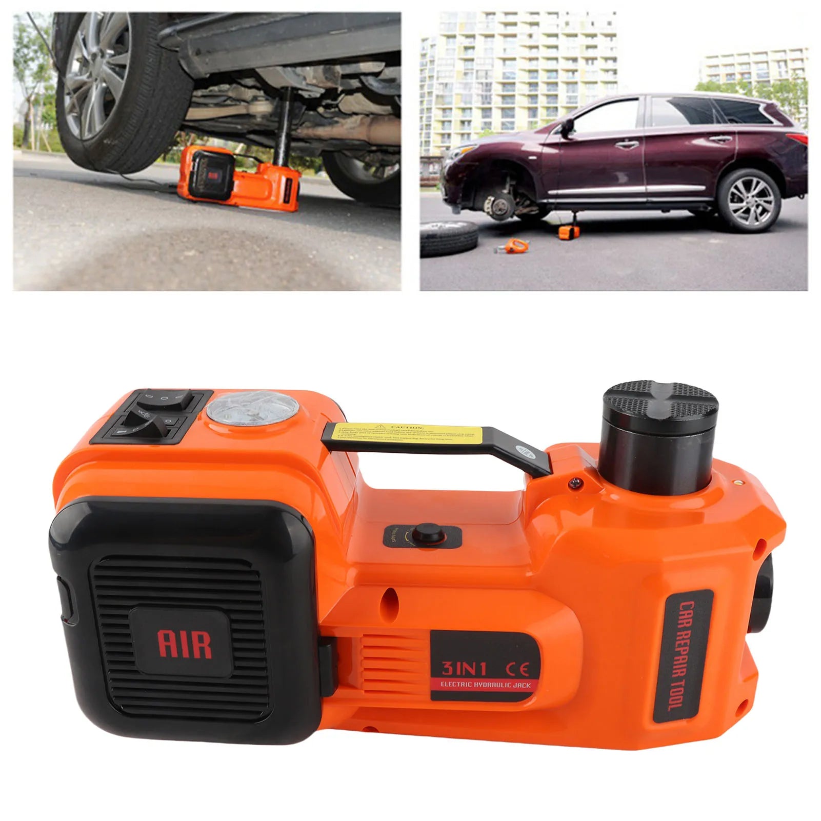 Hydraulic Jack 5Ton 12V  Automotive Car Electric Hydraulic Floor Jack  Garage and Emergency Equipment  Jack Auto Jack CM World