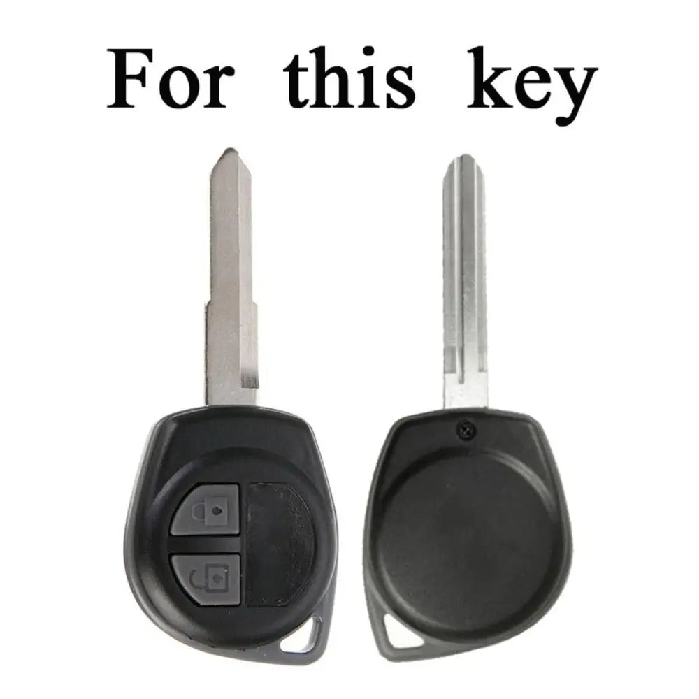 TPU Car Remote Key Case Shockproof Durable Fob Keychain Cover Spare Parts Key Cover Shell for Suzuki Swift Car Accessories