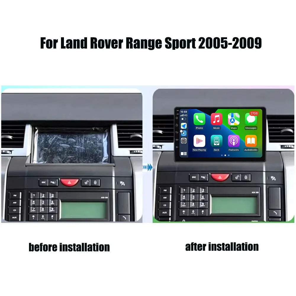 Android OS Car Radio Multimedia Player For Land Rover Range Sport 2005 - 2011 Wireless Carplay GPS Navigation Car Accessories 4G CM World