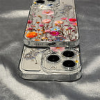 Cute Flower Clear Case For Samsung Galaxy A56 5G A57 A36 S26 S25 Ultra S24 FE S23 Case A37 A55 A54 A26 A07 A17 Shockproof Cover Car Mobile World