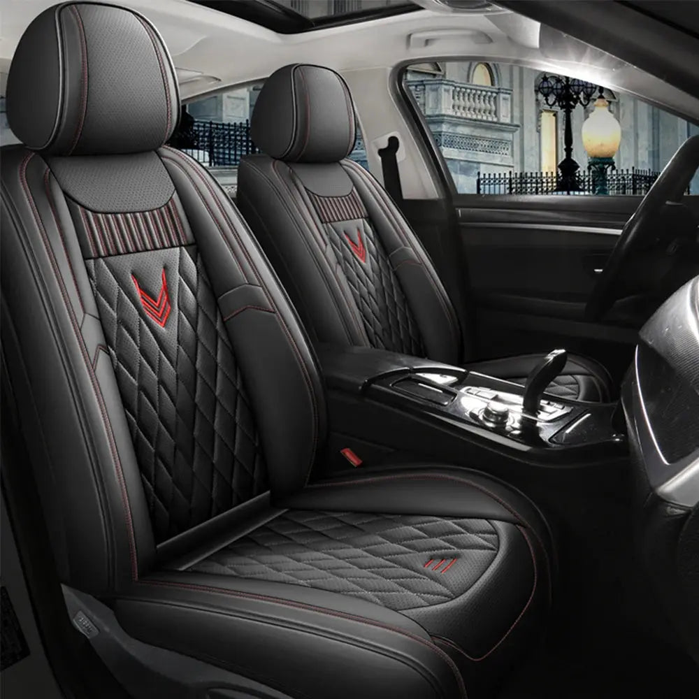 Leather Car Seat Covers for Renault Megane 2 3 Fluence Scenic Clio Captur Kadjar Logan 2 Duster Arkana Kangoo for Vehicle Parts Car Mobile World