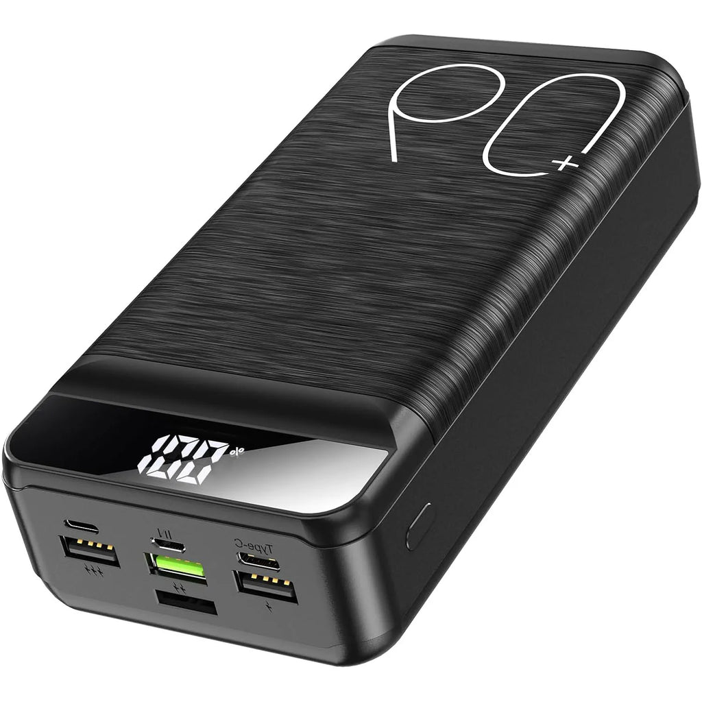 hganus 60000mAh Power Bank QC PD3.0 22.5W Fast Charging Powerbank Portable Charger External Battery For iPad iPhone Xiaomi Car Mobile World