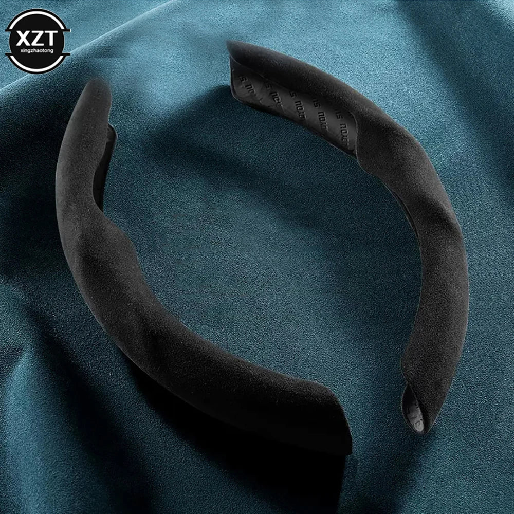 2pcs 36-38CM PU Car Steering Wheel Cover Liquid Feeling Universal Car Interior Accessories Car styling