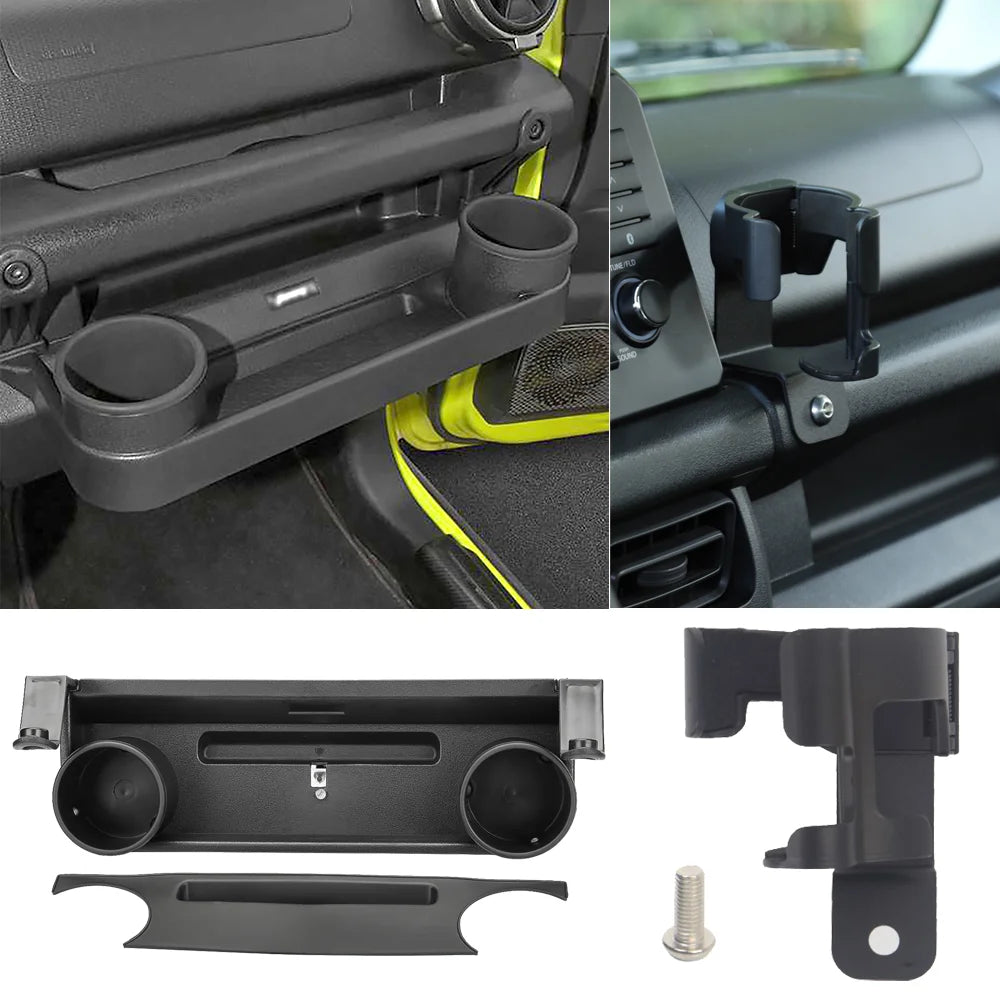 Car Co-pilot Handle Expansion Storage Box Multi-Function Cup Phone Holder Stand for Suzuki Jimny JB64 JB74 2019-2025 Accessories CM World
