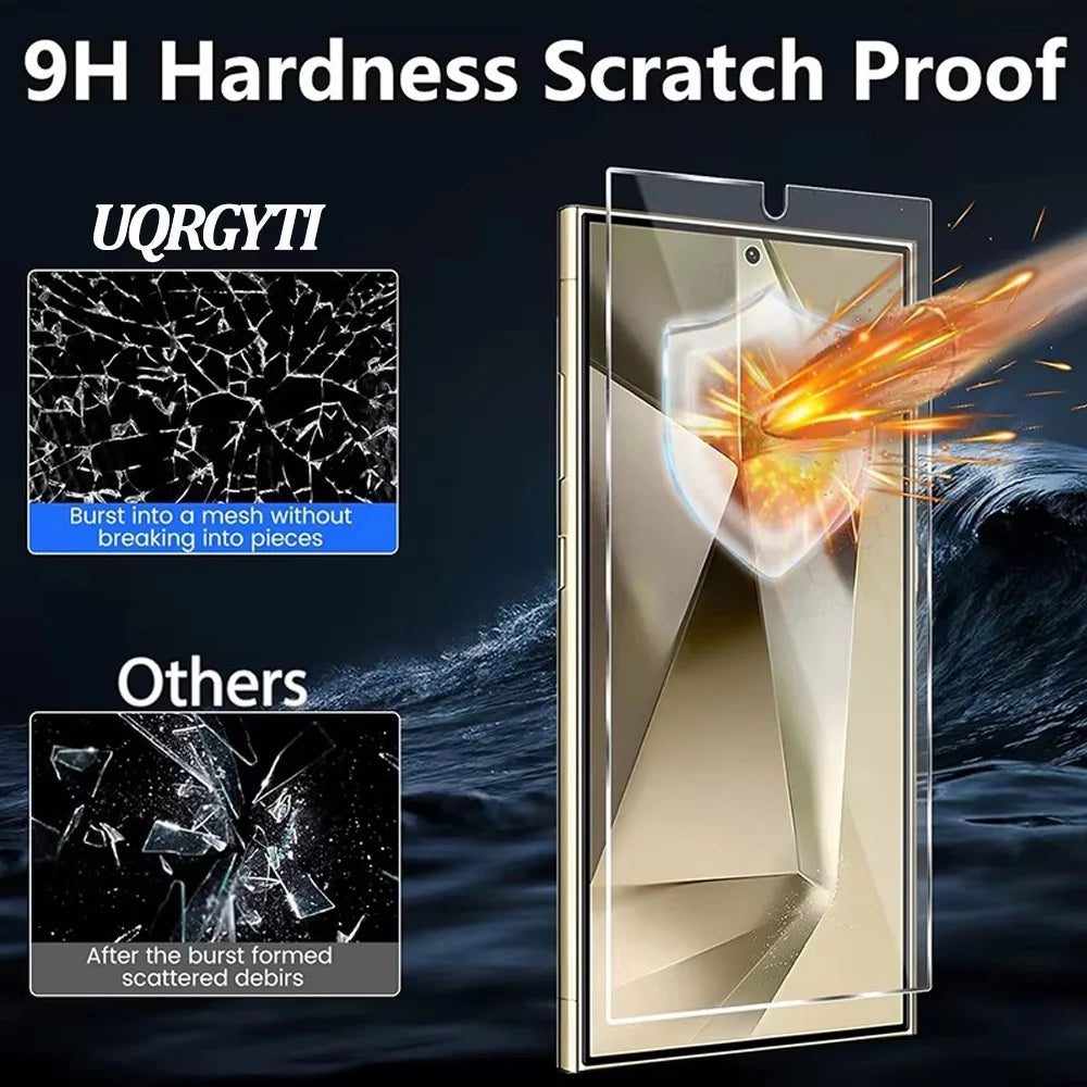 S26 S25 Ultra Protective Glass For Samsung Galaxy S25 S24 Ultra Screen Protector A17 A27 A37 A57 A56 A36 A26 A55 A54 A53 A15 A16 A35 Glass S21 S22 S23 Plus Pelicula Cristal Templado S24 FE Phone Front Film Car Mobile World