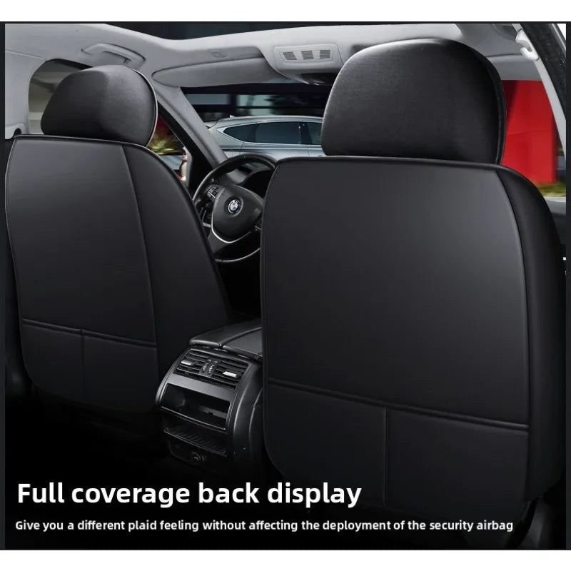 Full Coverage Pu Leather Car Seat Covers for JAGUAR XF F-Pace E-pace I-Pace X-Type XE XJ XK Car Accessories Car Mobile World