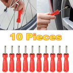 1/5Pcs Car Bike Motorbike Slotted Handle Tire Valve Stem Core Remover Tire Valve Core Screwdriver Car tyre Repair Install Tools