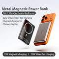 Metal Magnetic Wireless Power Bank 20W USB-C Fast Charging Protable External Battery for iPhone 17 16 15 14 13 12 Smartphone Car Mobile World