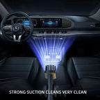 120W Portable Car Vacuum Cleaner USB Charging Handheld Cordless Vacuum Cleaner Powerful Suction for Auto Home Office Pet Hair Car Mobile World