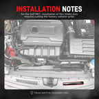 BEVINSEE Stainless Steel Engine Air Intake Duct Upgrade for Volkswagen for Golf R/GTI Mk7/ 7.5 (1.8/2.0TFSI) 2012-2020