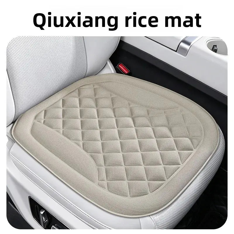 Summer Universal Car Seat Cover Cool Ice Silk Breathable Anti-Slip Covers Car Seats Protection SUV Car Ice Silk Seat Cushion Car Mobile World