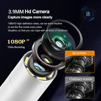 Articulating Borescope Camera 4.3 Inch 1080P HD Automotive Endoscopic Camera With IP67 3.9mm & 6mm Probe For Auto Repair Pipe