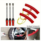 3/6/12pcs Rim Protector Tire Changing Lever Tools Auto Spoon Tire Kit Motorcycle Bicycle Tire Changing Levers CM World