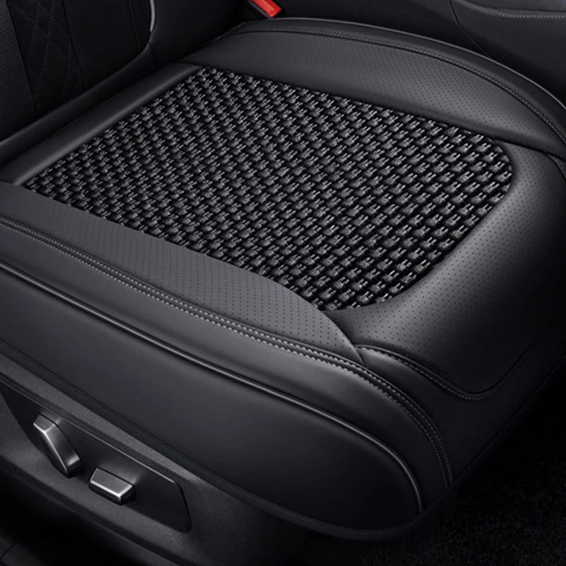 Luxury Car Front Seat Cover Fully Surround Car Seat Cushion Breathable Leather Auto Cushion Interior Four Seasons Universal