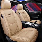 Leather Car Seat Covers For Solaris Hyundai Tucson 2019 Kona Getz ix35 Creta ix25 i40 Accent Ioniq Veloster Santa Fe Accessories CM World