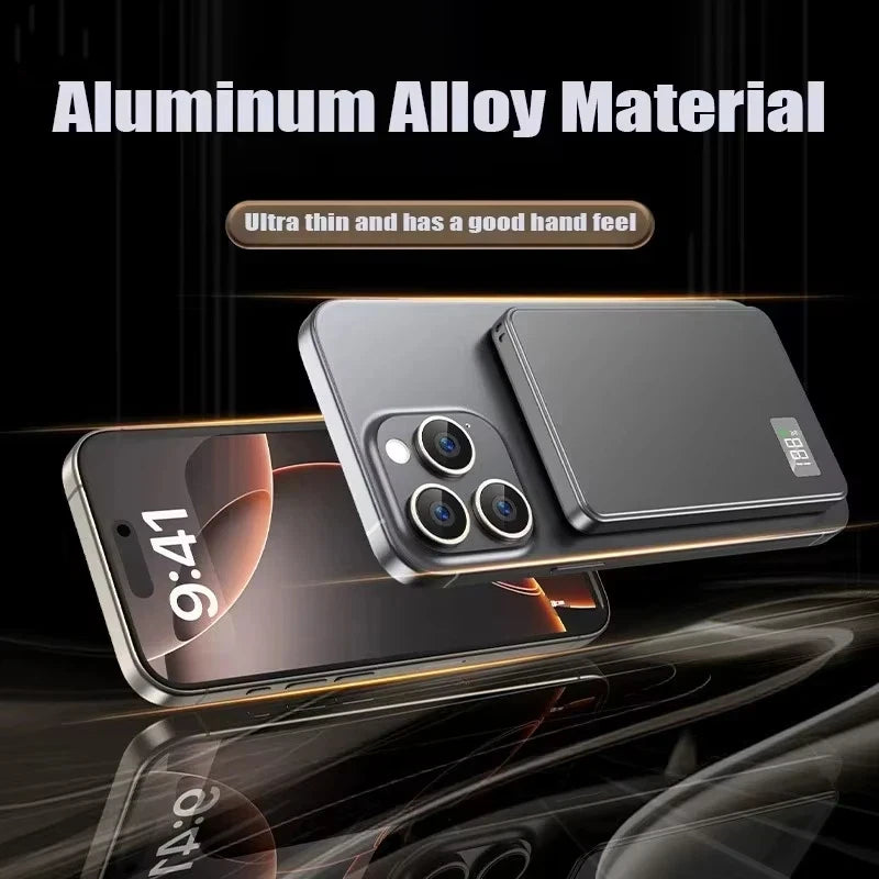 Lenovo 20000mAh Magnetic Wireless Power Bank Thin Portable PD22.5W Fast Charging External Battery For Magsafe For iPhone Samsung Car Mobile World