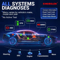 Kingbolen S6 2 Scanner Bluetooth All System Code Reader Car Diagnostic Tool PK ThinkTool ThinkScan Max Car Mobile World