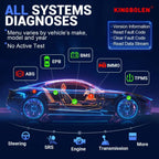 Kingbolen S6 2 Scanner Bluetooth All System Code Reader Car Diagnostic Tool PK ThinkTool ThinkScan Max Car Mobile World